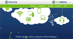 Desktop Screenshot of coaxis-asp.fr