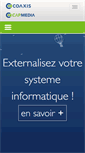 Mobile Screenshot of coaxis-asp.fr